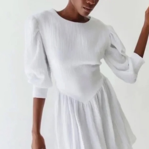 Tach Anker Cotton Mini Dress Black XS - Picture 7 of 9